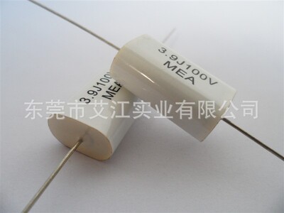 卧式轴向MKT CL20 0.1UF 100V  穿心轴向聚丙烯薄膜电容器